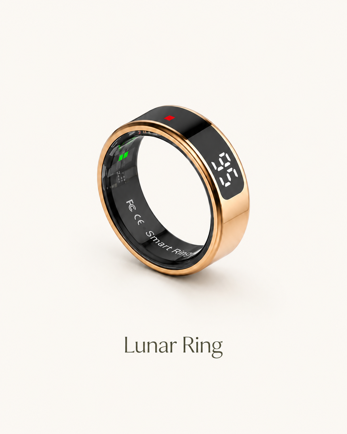 Lunar Smart Ring- Digital Display