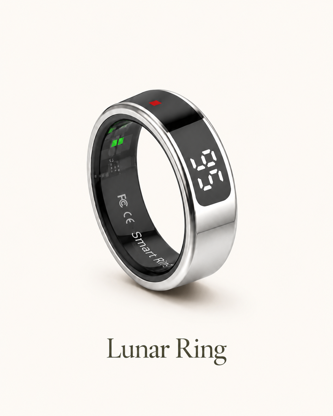Lunar Smart Ring- Digital Display